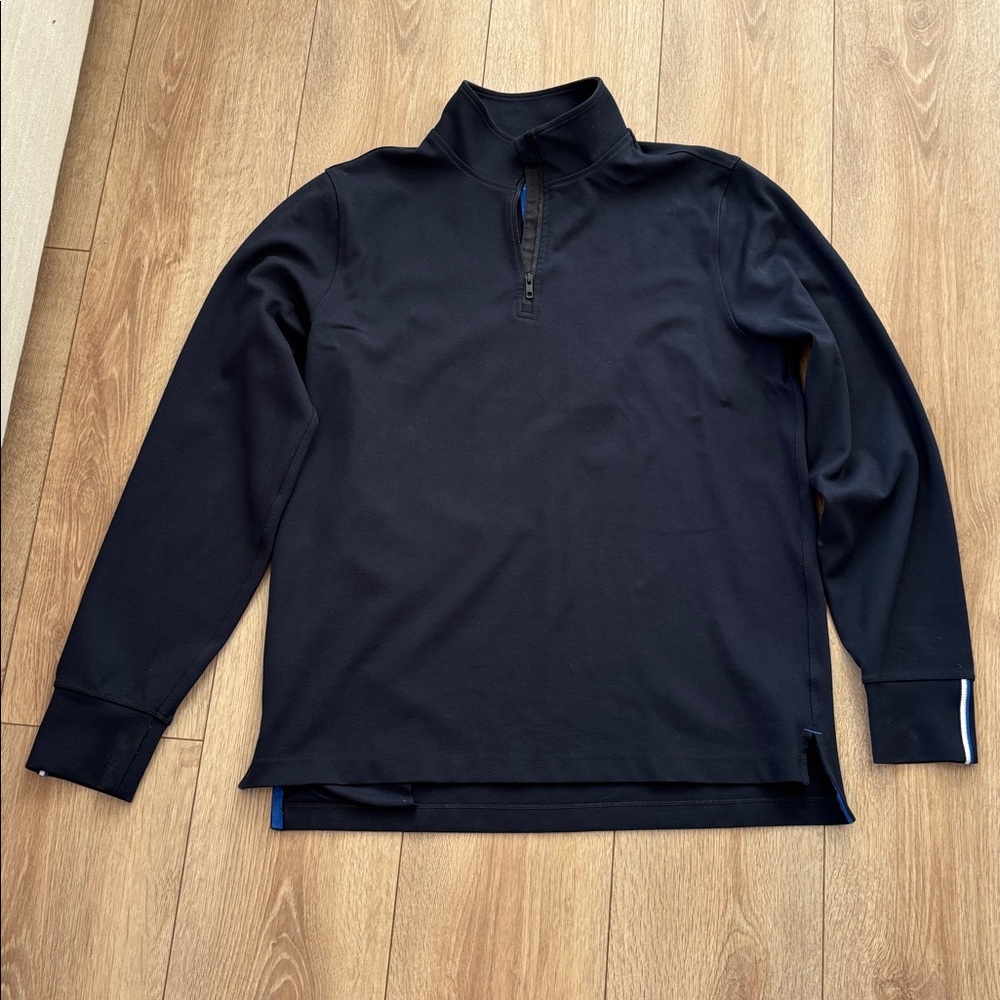 Kit and Ace quarter zip pullover, Navy